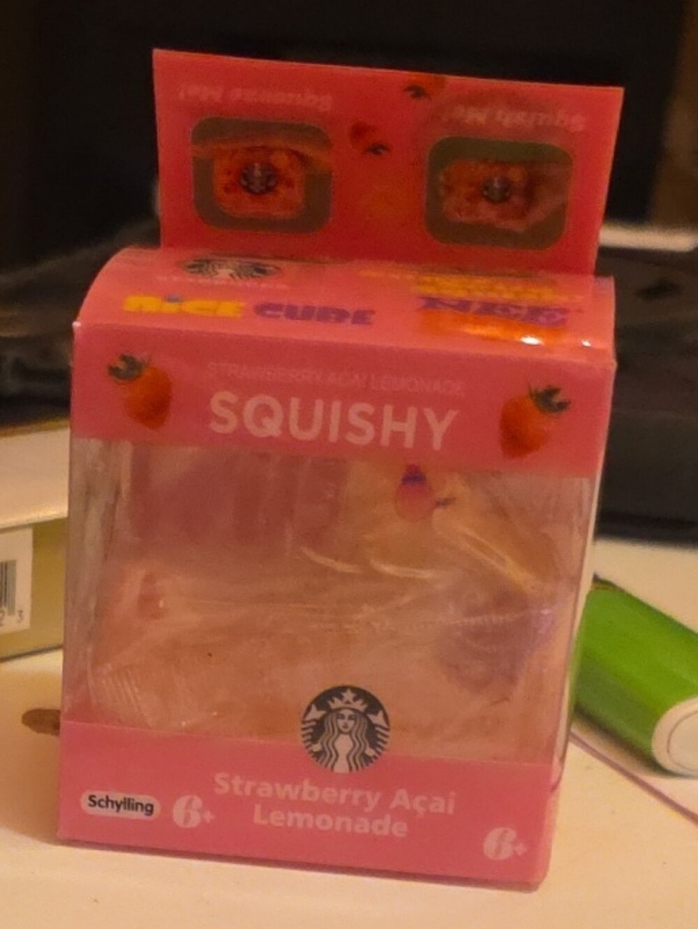 Starbucks Strawberry Acai Lemonade Squishy - Pink